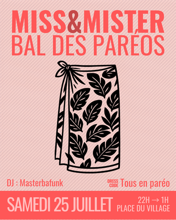 Bal des paréos sur la place Durville