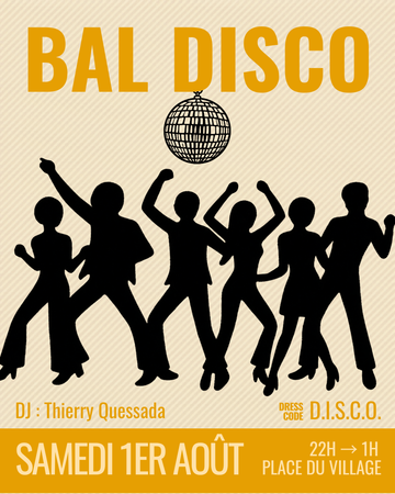 Bal Disco sur la place Durville