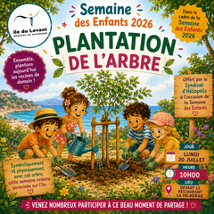 Plantation de l'arbre "Semaine des enfants 2026"